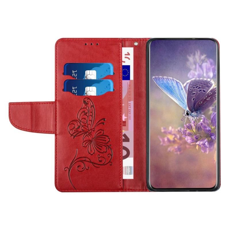 Housse Samsung Galaxy S23 Ultra 5G Bicolore Papillon Baroque