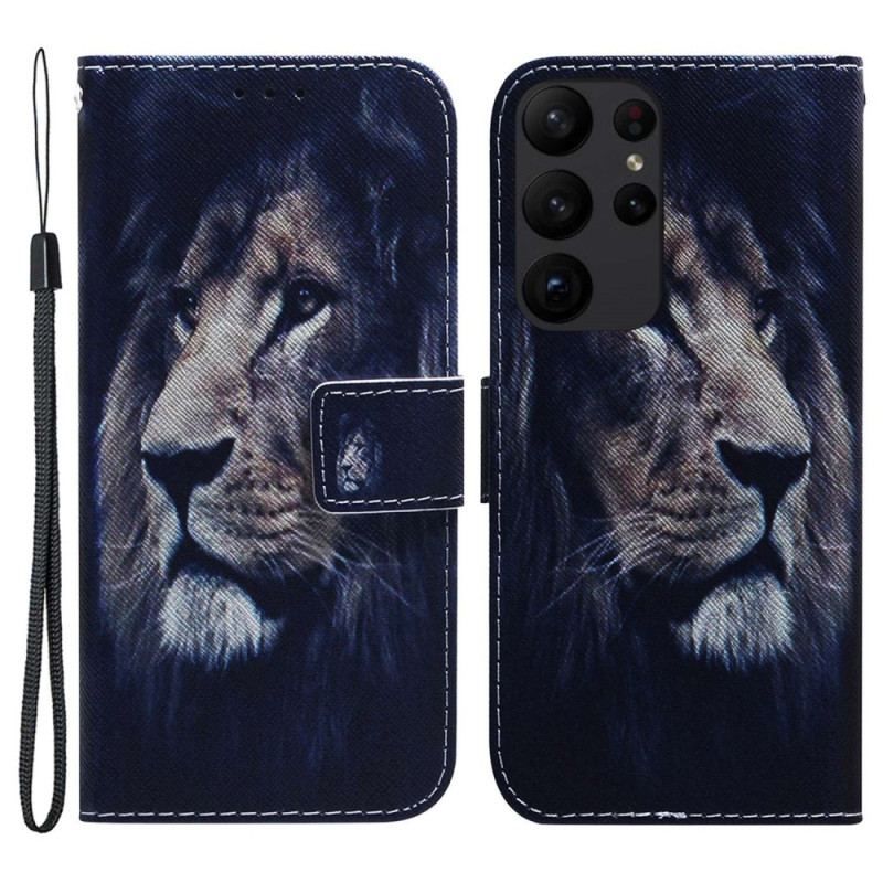 Housse Samsung Galaxy S23 Ultra 5G Dreaming Lion