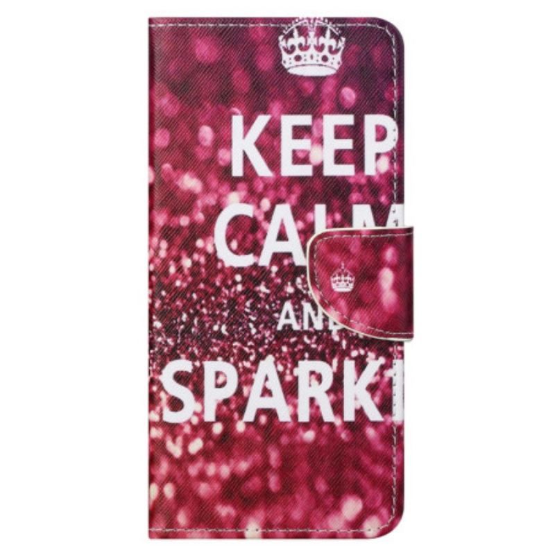 Housse Samsung Galaxy S23 Ultra 5G Keep Calm and Sparkle