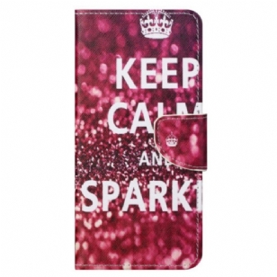 Housse Samsung Galaxy S23 Ultra 5G Keep Calm and Sparkle