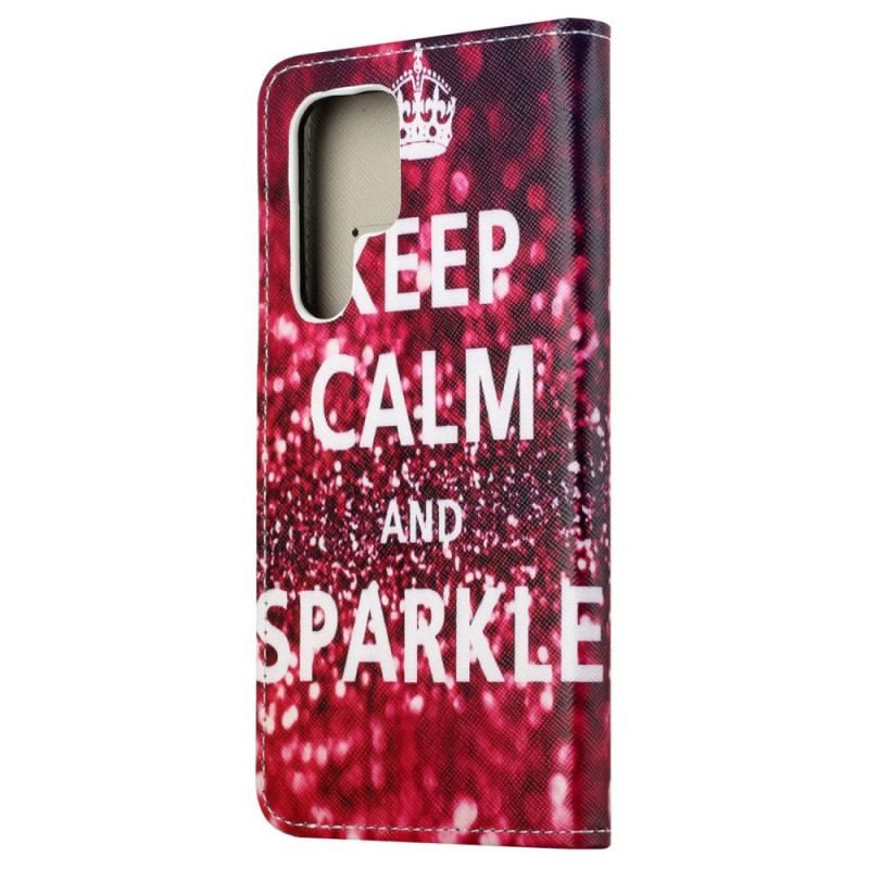 Housse Samsung Galaxy S23 Ultra 5G Keep Calm and Sparkle