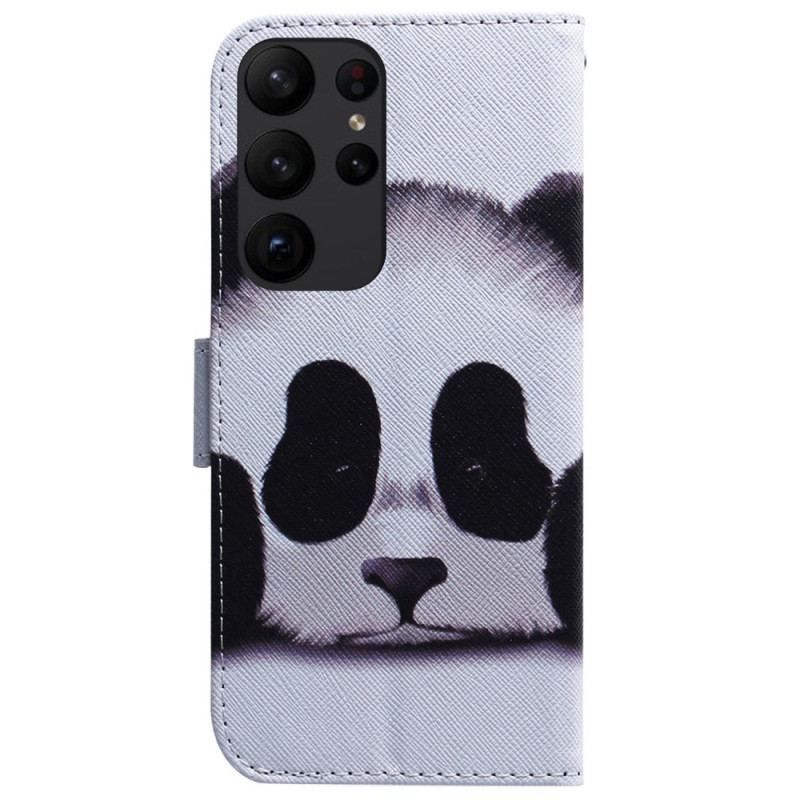 Housse Samsung Galaxy S23 Ultra 5G Mon Panda à Lanière