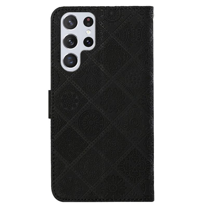 Housse Samsung Galaxy S23 Ultra 5G Motif Tapisserie