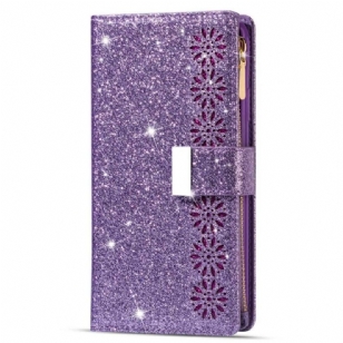 Housse Samsung Galaxy S23 Ultra 5G Paillettes Portefeuille