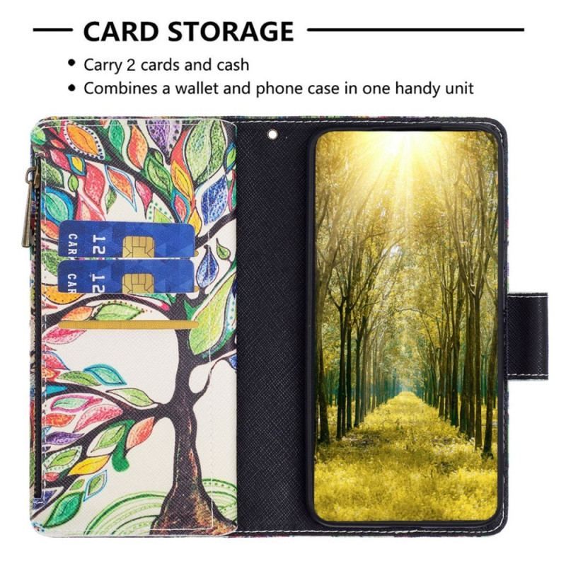 Housse Samsung Galaxy S23 Ultra 5G Portefeuille Arbre