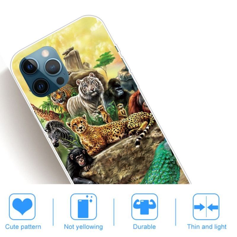 Coque iPhone 14 Pro Max Animaux Safari