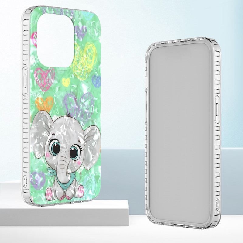 Coque iPhone 14 Pro Max Éléphant Stylé