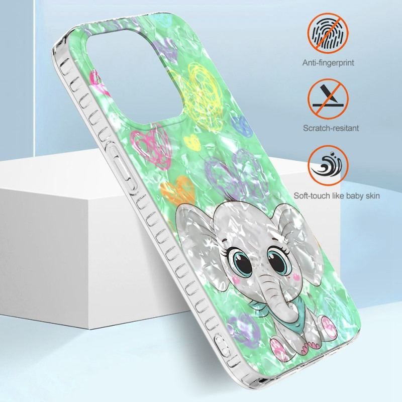 Coque iPhone 14 Pro Max Éléphant Stylé