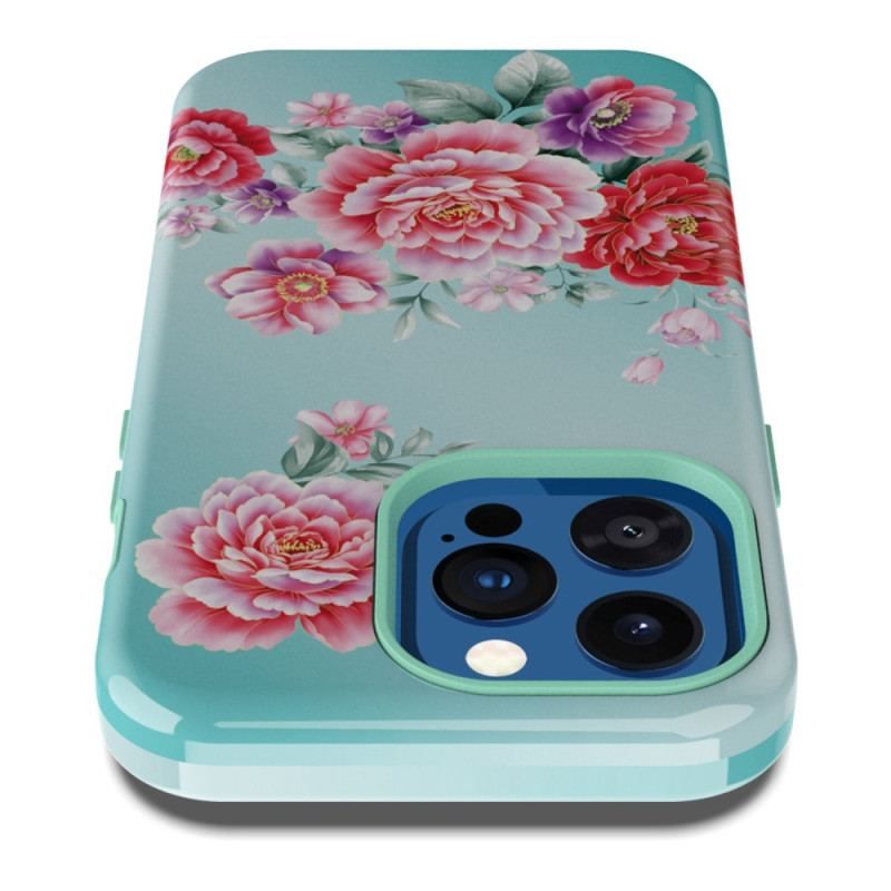 Coque iPhone 14 Pro Max Fleurs Vintage