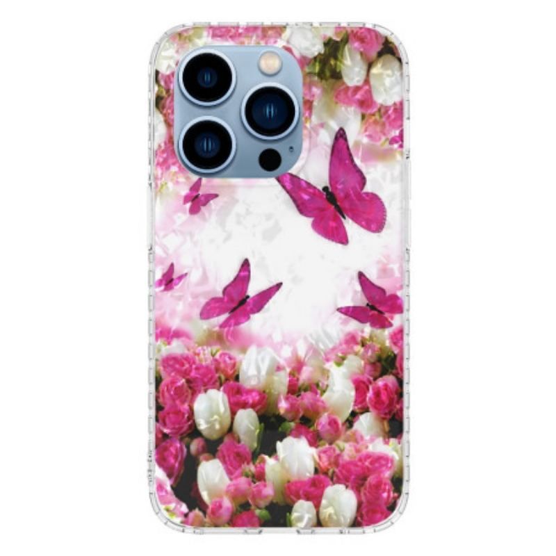 Coque iPhone 14 Pro Max Papillons Stylés