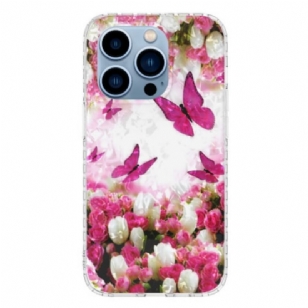 Coque iPhone 14 Pro Max Papillons Stylés