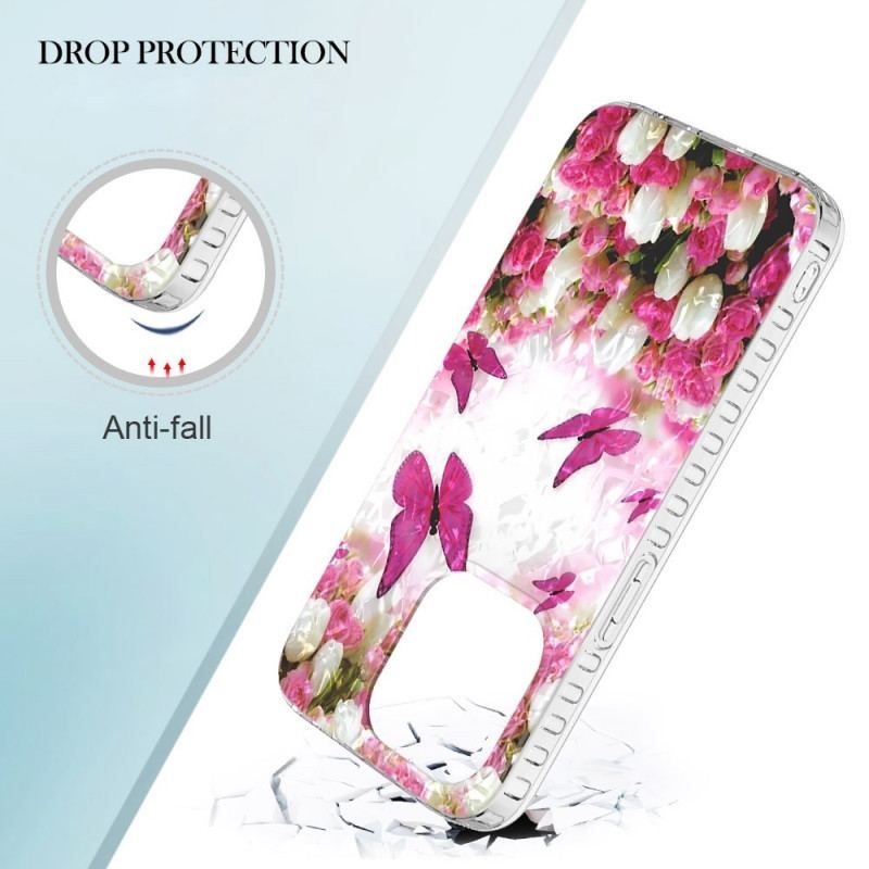 Coque iPhone 14 Pro Max Papillons Stylés