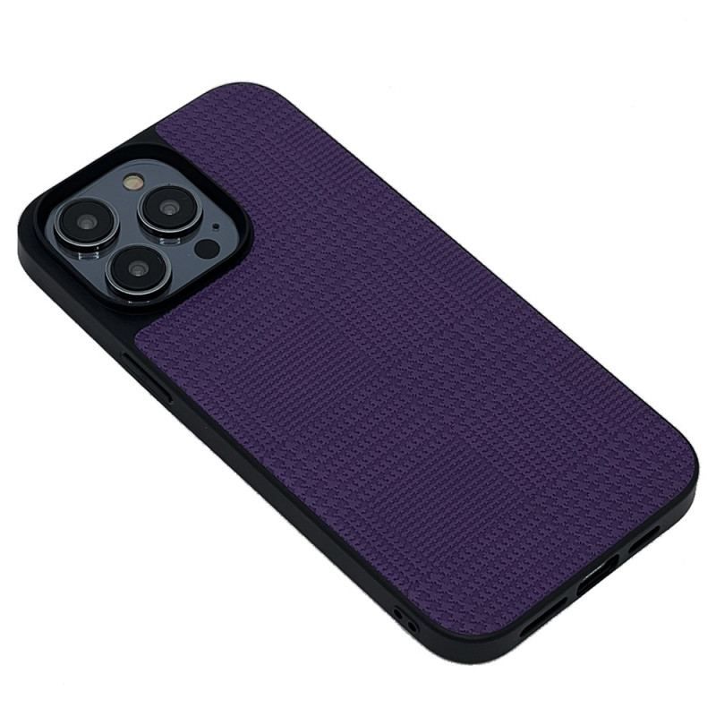 Coque iPhone 14 Pro Max Simili Cuir Croisé