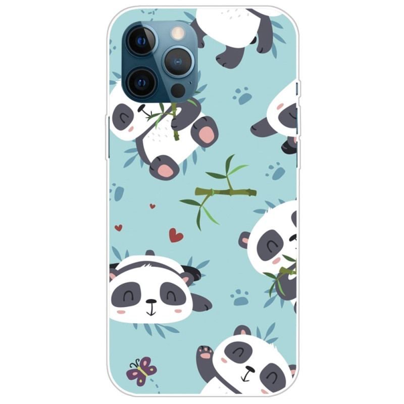 Coque iPhone 14 Pro Max Tas de Pandas