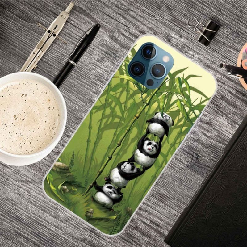 Coque iPhone 14 Pro Max Tas de Pandas