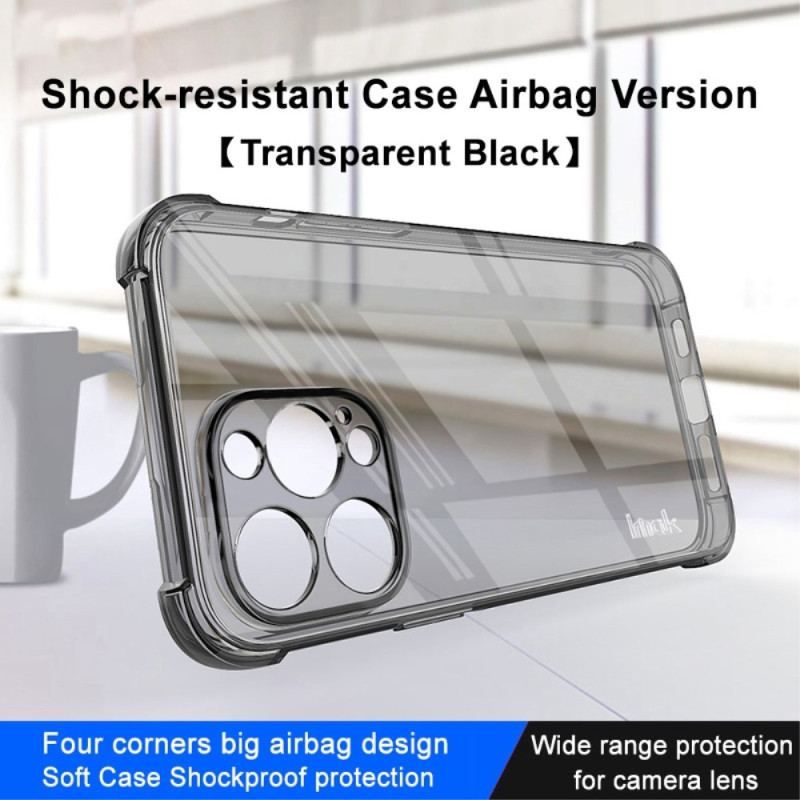 Coque iPhone 14 Pro Max Transparente Coins Airbag Imak