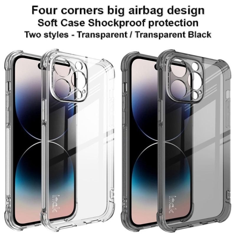 Coque iPhone 14 Pro Max Transparente Coins Airbag Imak