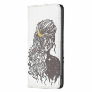 Flip Cover iPhone 14 Pro Max Jolie Chevelure