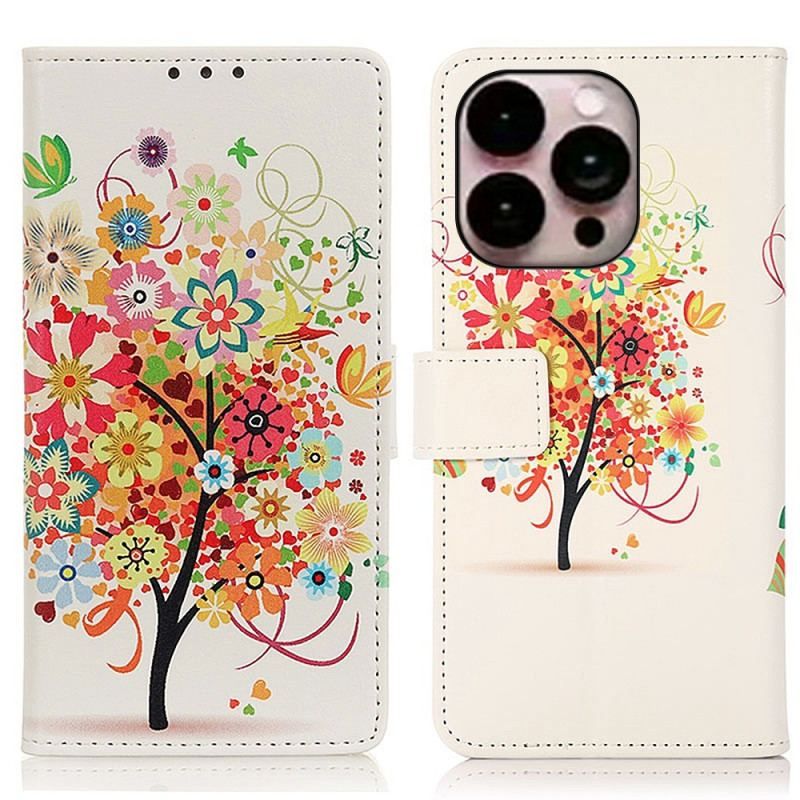 Housse iPhone 14 Pro Max Arbre Fleurie