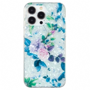 Coque iPhone 15 Pro Florale