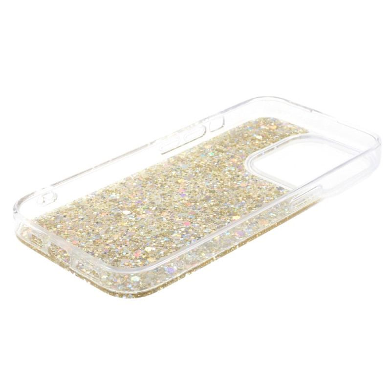 Coque iPhone 15 Pro Juste Paillettes