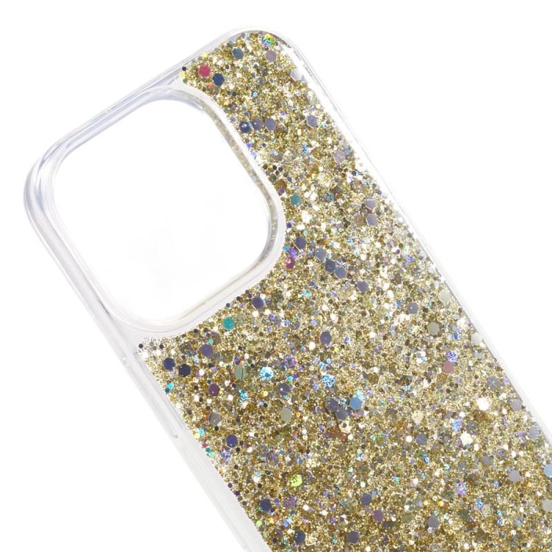 Coque iPhone 15 Pro Juste Paillettes