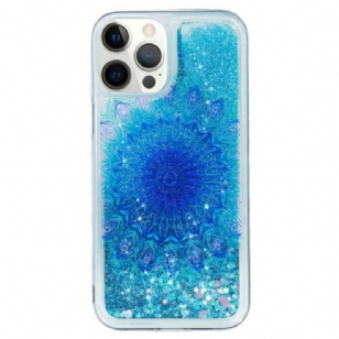 Coque iPhone 15 Pro Paillettes Mandala