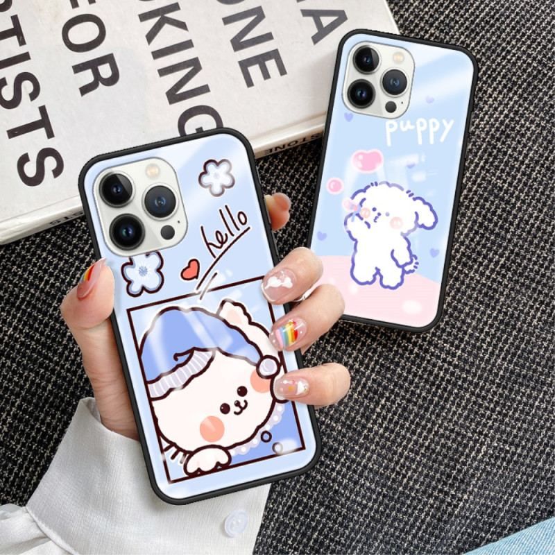 Coque iPhone 15 Pro Verre Trempé Happy Rabbit