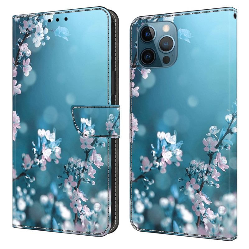 Housse iPhone 15 Pro Fleurs de Prunier