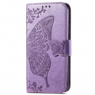 Housse iPhone 15 Pro Papillon Baroque