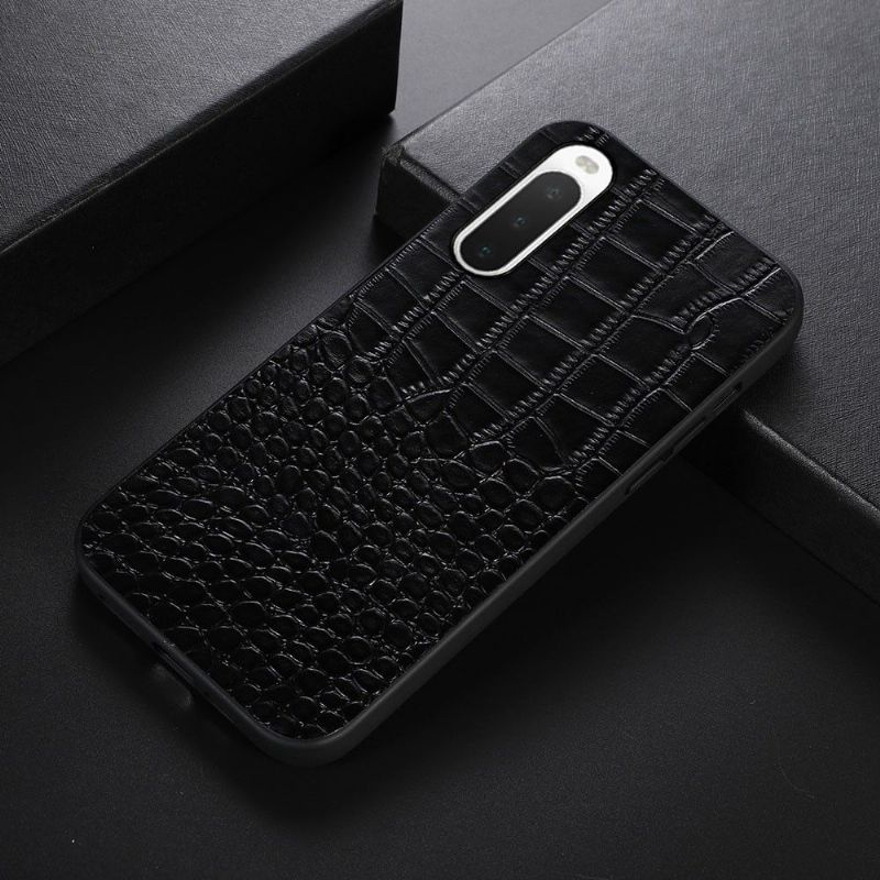 Coque Sony Xperia 10 IV Colette Cuir Effet Croco