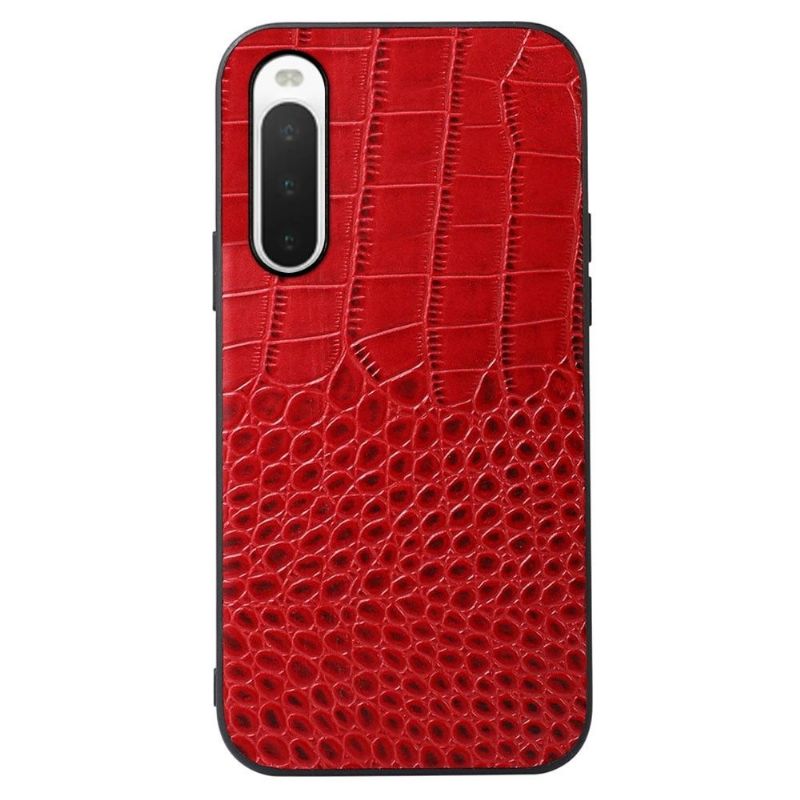 Coque Sony Xperia 10 IV Colette Cuir Effet Croco