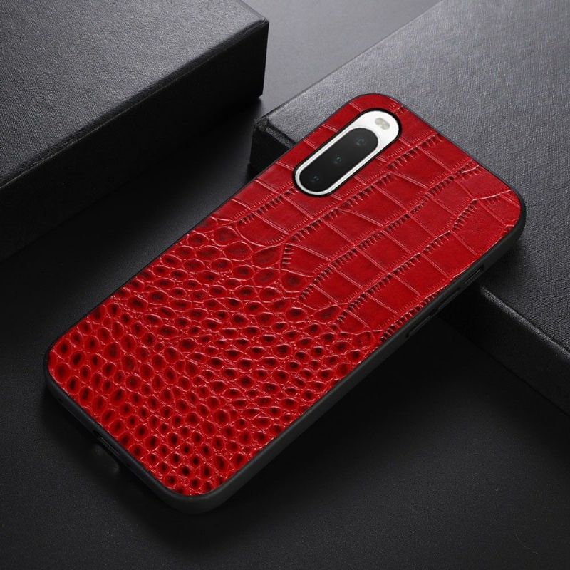 Coque Sony Xperia 10 IV Colette Cuir Effet Croco