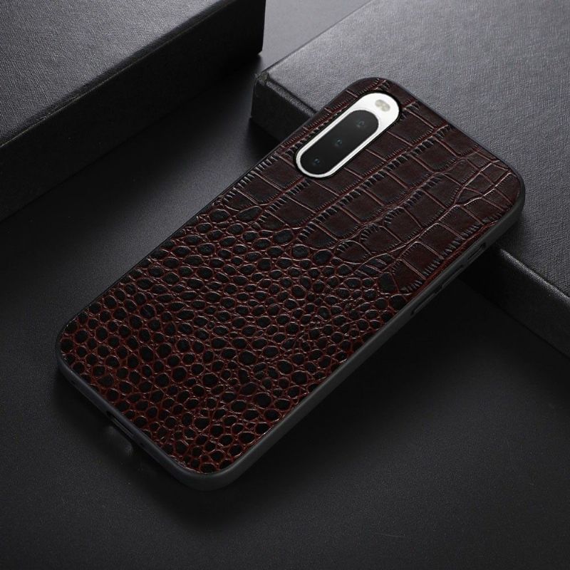 Coque Sony Xperia 10 IV Colette Cuir Effet Croco