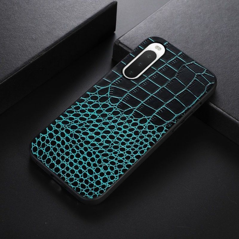 Coque Sony Xperia 10 IV Colette Cuir Effet Croco