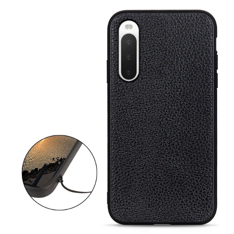 Coque Sony Xperia 10 IV Cuir Grainé