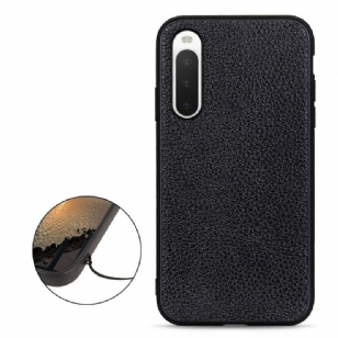 Coque Sony Xperia 10 IV Cuir Grainé