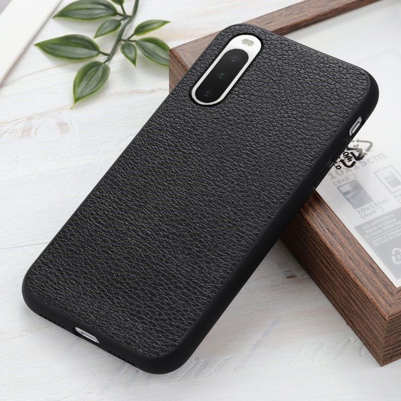 Coque Sony Xperia 10 IV Cuir Grainé