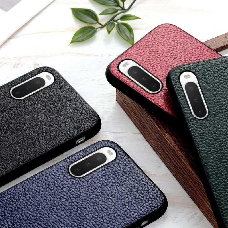 Coque Sony Xperia 10 IV Cuir Grainé