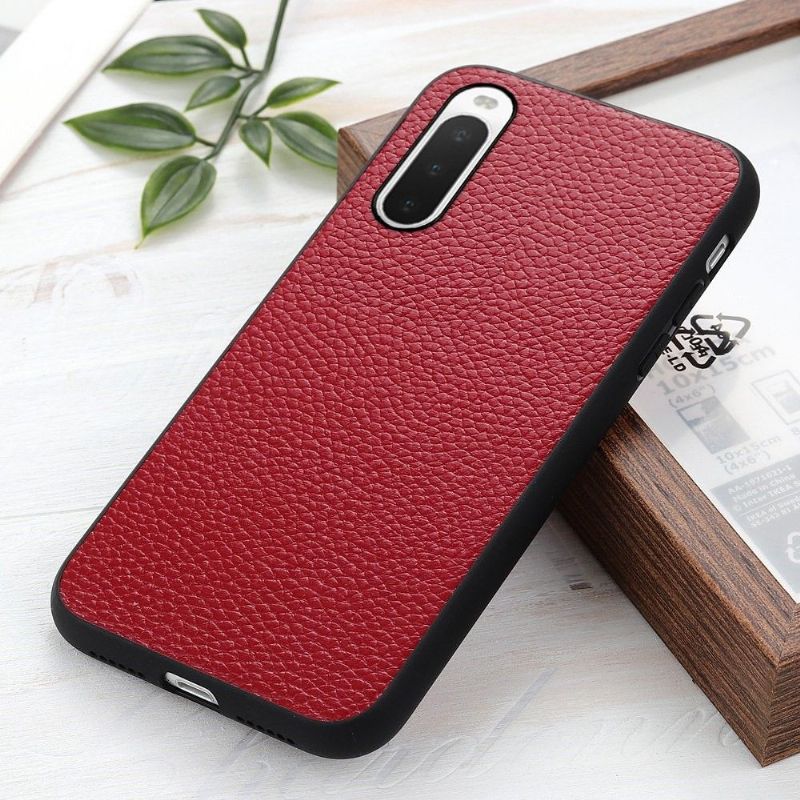 Coque Sony Xperia 10 IV Cuir Grainé