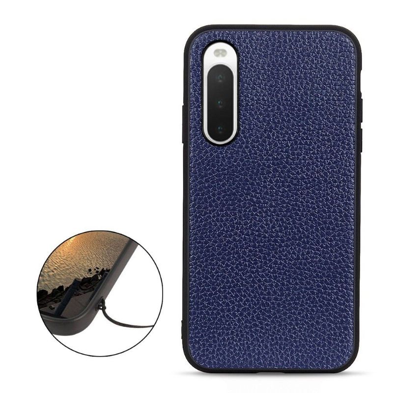 Coque Sony Xperia 10 IV Cuir Grainé