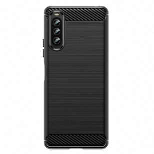 Coque Sony Xperia 10 IV effet brossé silicone