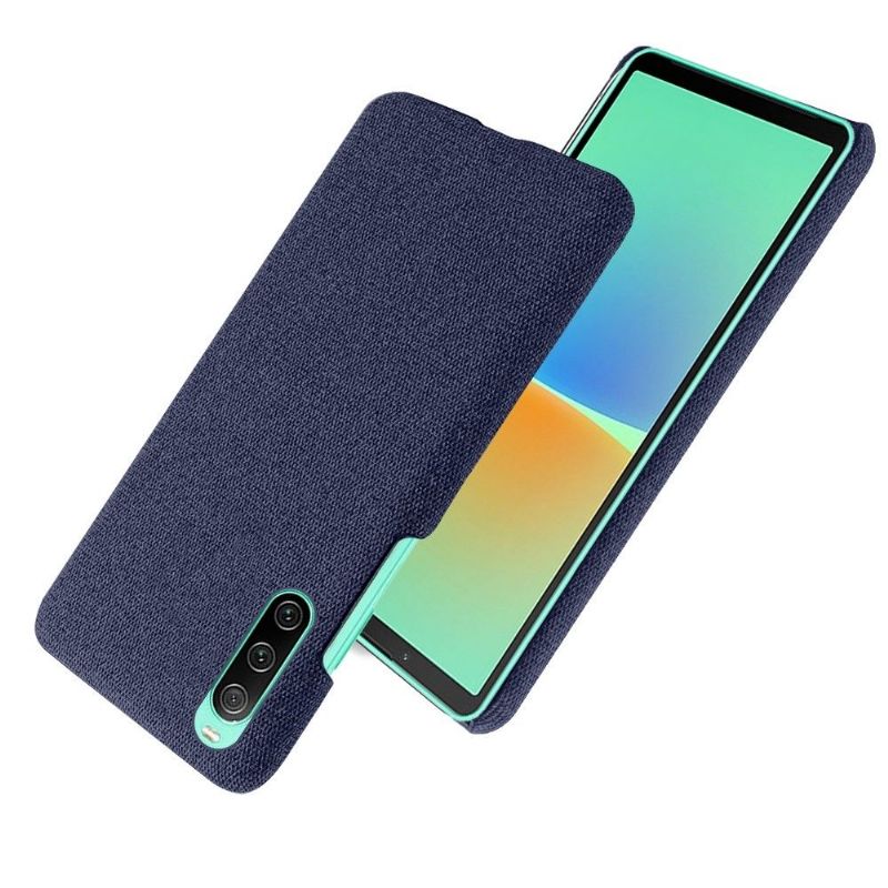 Coque Sony Xperia 10 IV revêtement tissu