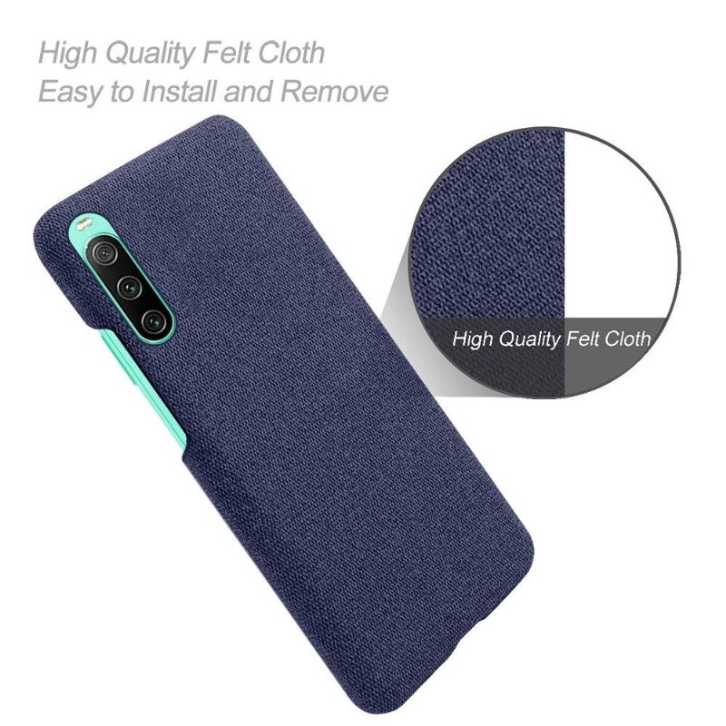 Coque Sony Xperia 10 IV revêtement tissu