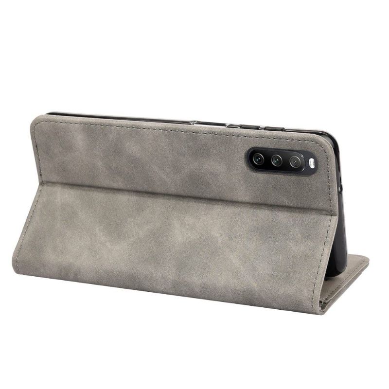 Housse Sony Xperia 10 IV Business Folio simili cuir