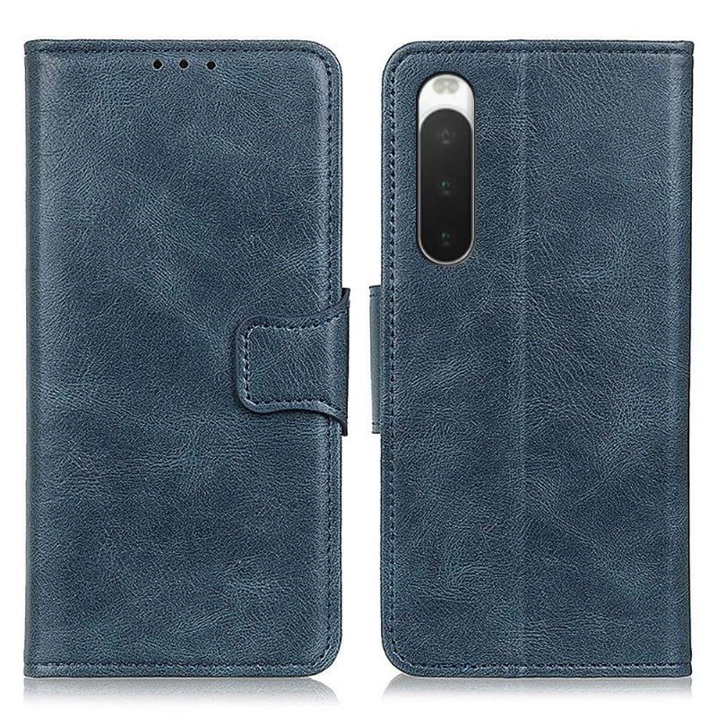 Housse Sony Xperia 10 IV Folio Simili Cuir Fonction Support