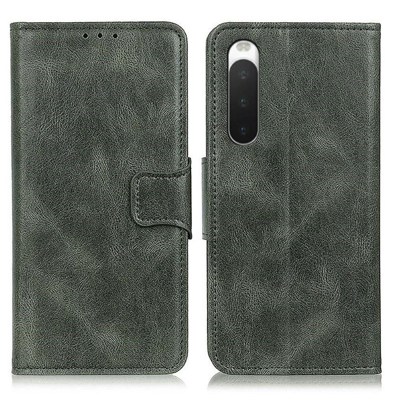 Housse Sony Xperia 10 IV Folio Simili Cuir Fonction Support