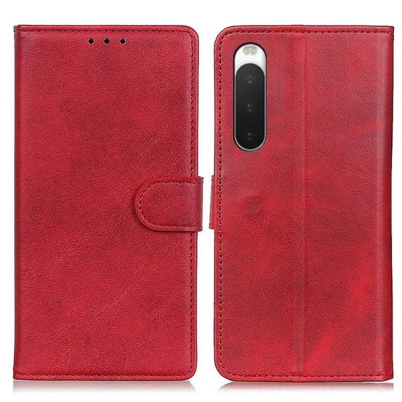 Housse Sony Xperia 10 IV Marius effet cuir mat