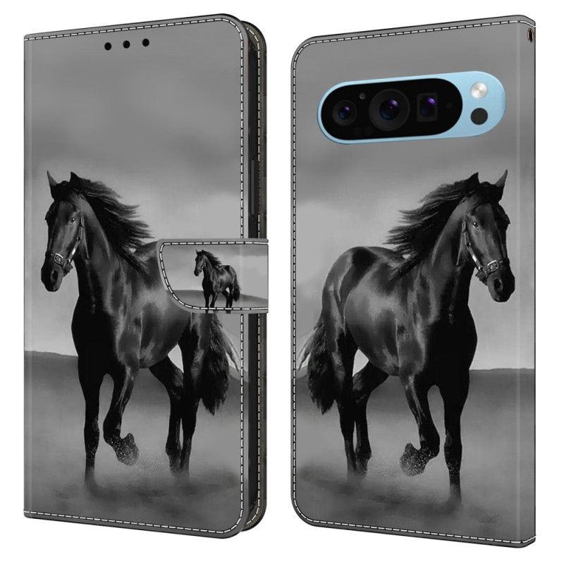 Housse Google Pixel 9 / Pixel 9 Pro Cheval Noir