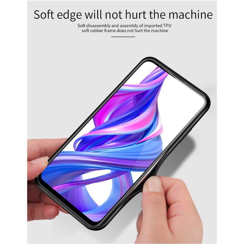 Coque Honor 9X Pro dos en verre Jade